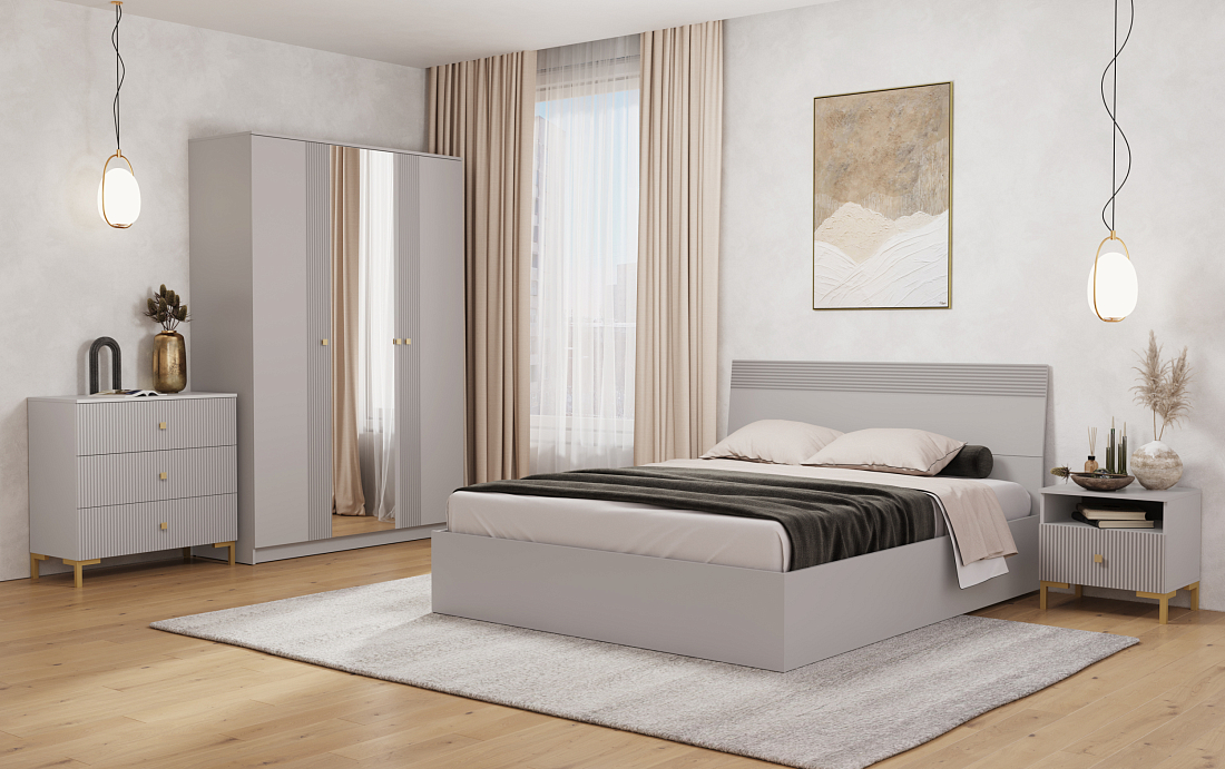 Спальный гарнитур Модена Кашемир