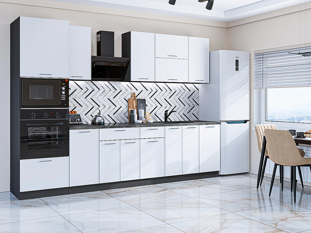 Квадро-01 graphite/Белый